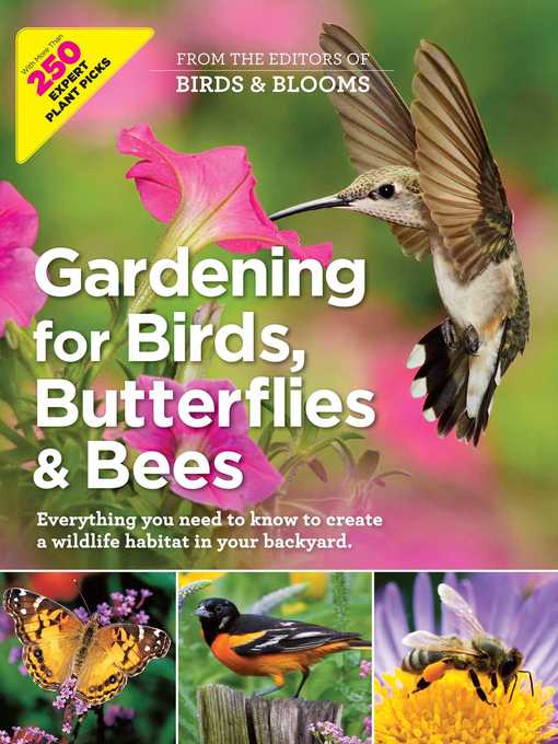 Title details for Gardening for Birds, Butterflies, and Bees by Birds and Blooms - Available